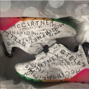 Stella McCartney White Sneakers with Multicolor Sole